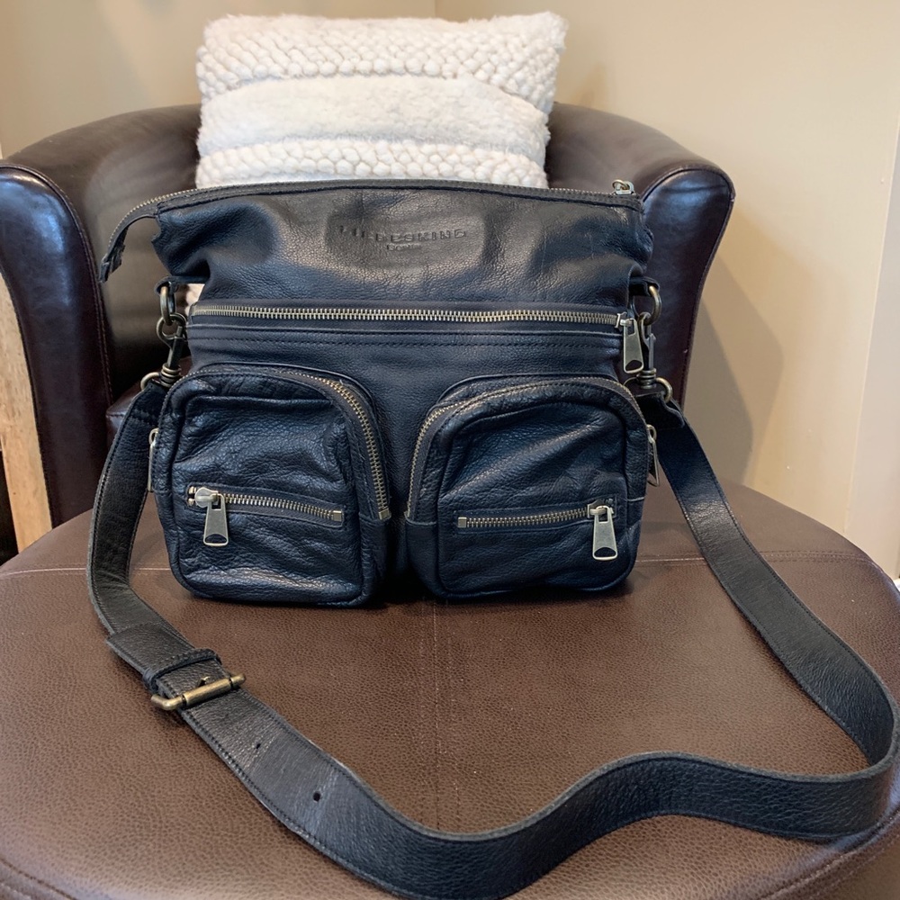 Liebeskind Berlin Anny Black Leather Crossbody